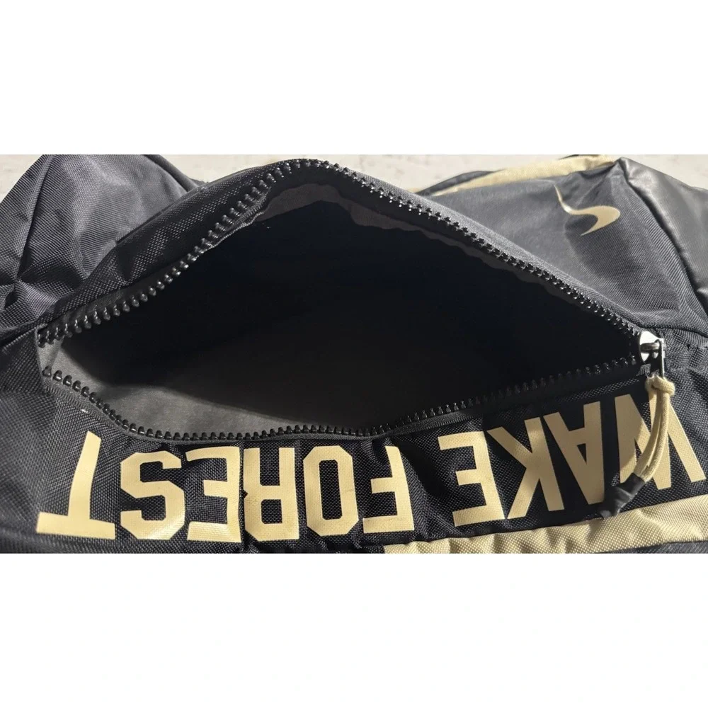 Nike Wake Forest Demon Deacons Backpack Black Gold Book Bag Laptop School NCAA